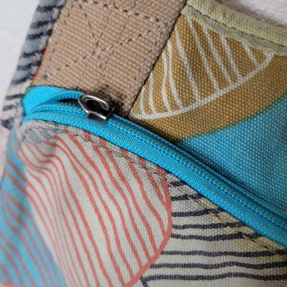 Vintage canvas boho Fossil, crossbody bag - Picture 9 of 10